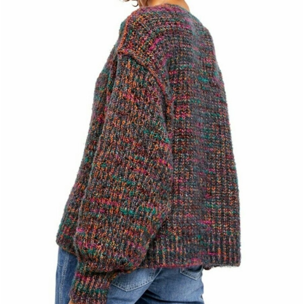 Free people v-neck knit sweater.